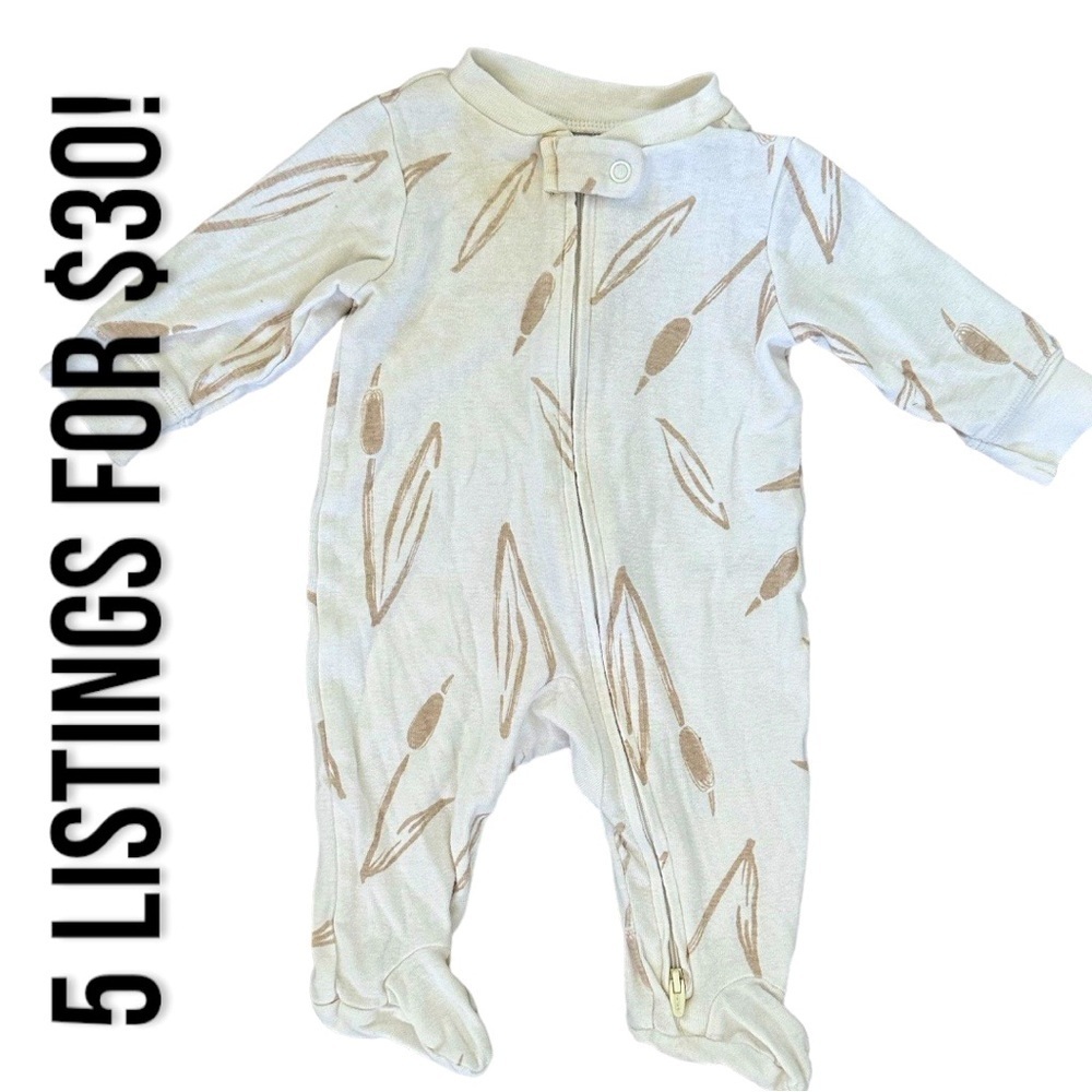 Carter’s 3 Months Baby Boy Footies zip Sleep & Play Onesie